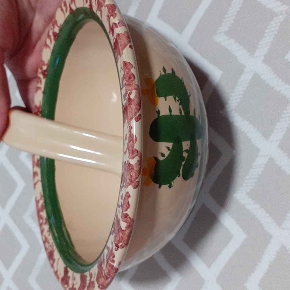 Himark cactus and sombrero ladel and serving bowl made in Portugal